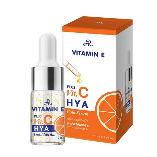 AR, Vitamin E Plus Vit C HYA Gold Serum 10ml, all about skin doha, skincare, qatar, beauty, cosmetics, trending, tiktok, snapchat, facebook, instagram, Perfume, reels, hightlights, followers, fyp