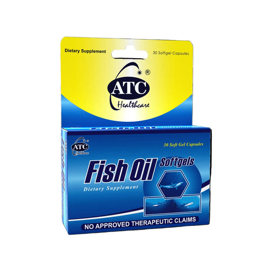 Buy ATC, Fish Oil 1000mg 30 Softgel Capsules Online in Qatar