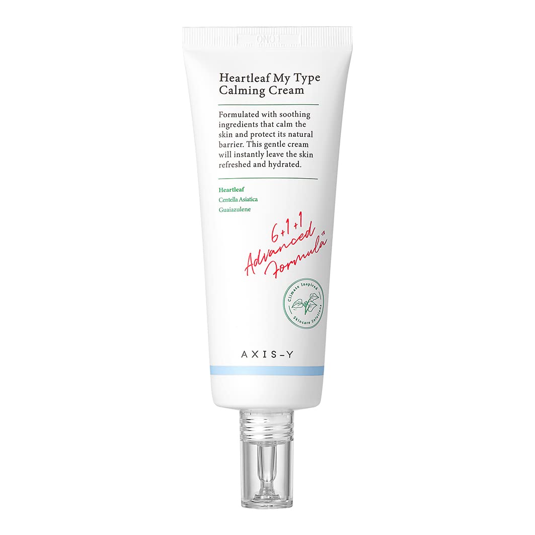 image of AXIS-Y, Heartleaf My Type Calming Cream 60ml All About Skin Doha Skincare Qatar Beauty Cosmetics Available in Qatar Available in Qatar Store