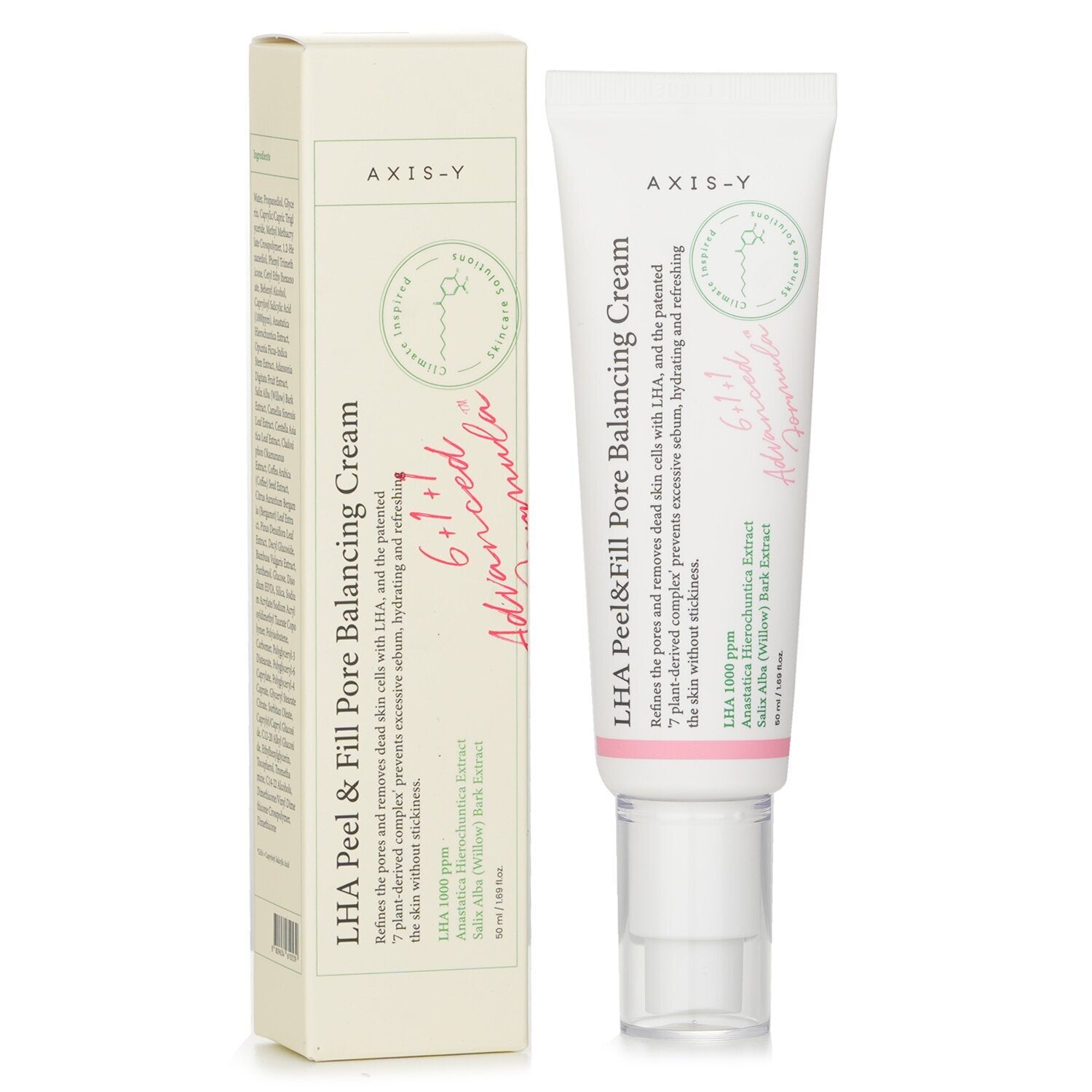 AXIS-Y | LHA Peel Face & Fill Pore Balancing Cream 50ml | Available in ...