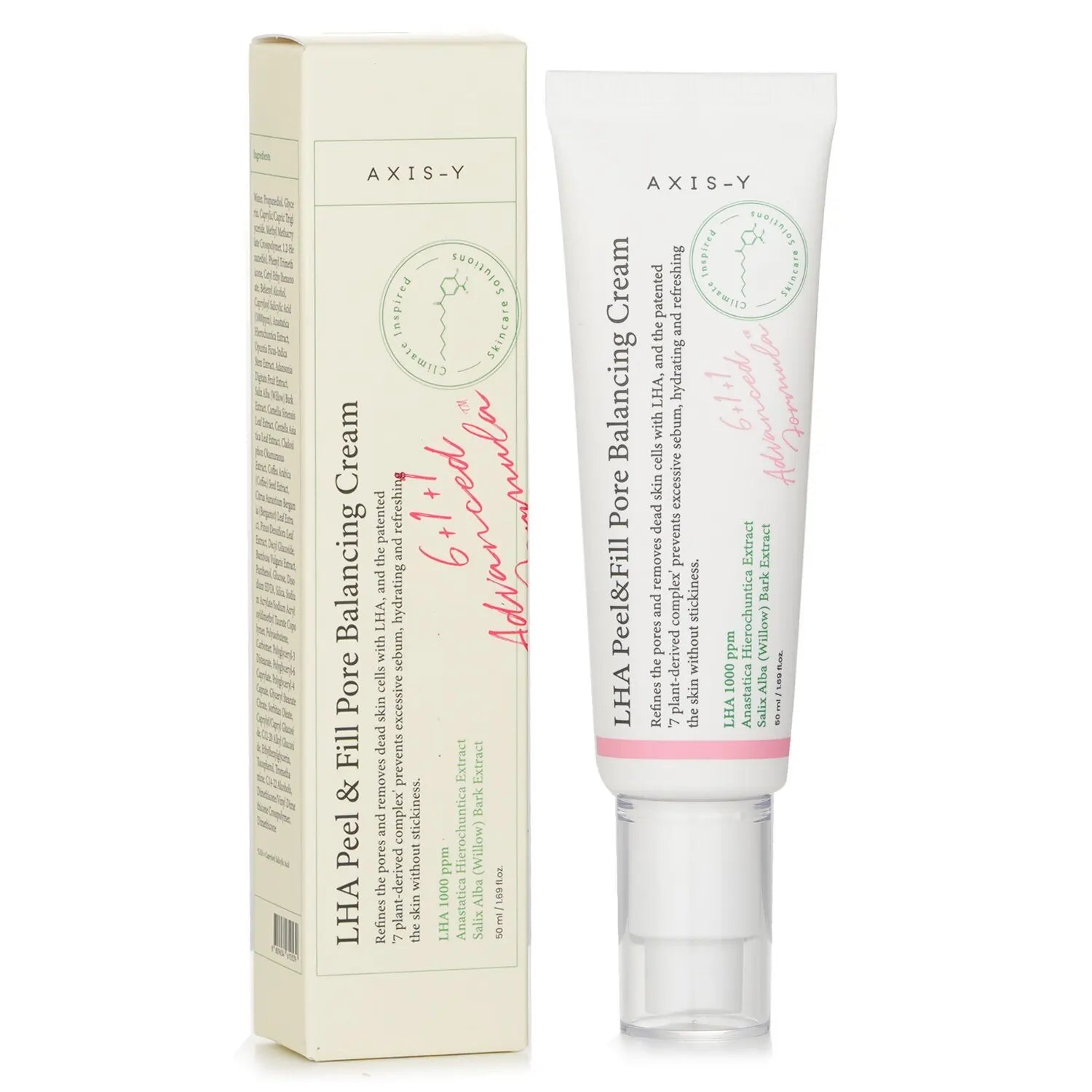 AXIS-Y, LHA Peel Face& Fill Pore Balancing Cream 50ml