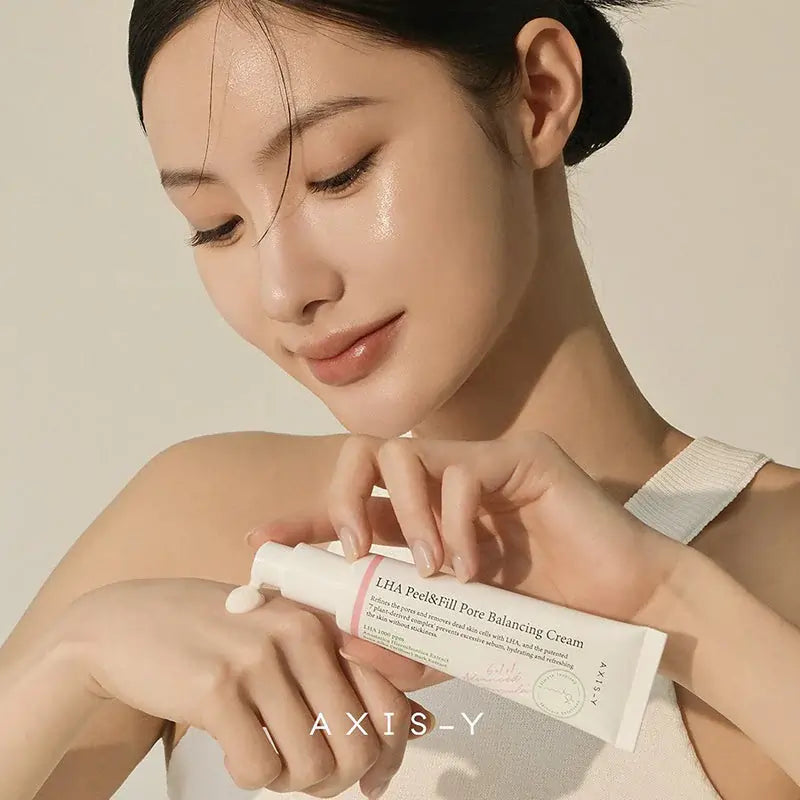 image of AXIS-Y, LHA Peel Face& Fill Pore Balancing Cream 50ml All About Skin Doha Skincare Qatar Beauty Cosmetics Available in Qatar Available in Qatar Store