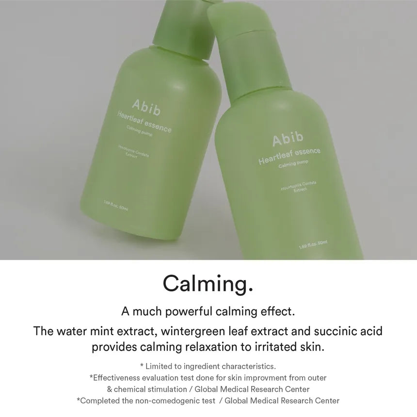 Korean Beauty products - Abib Heartleaf Essence Calming Pump 50ml in Qatar