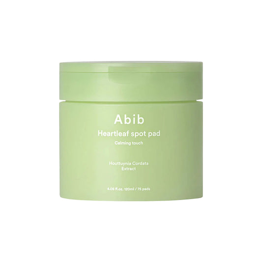 Abib, Heartleaf Spot Pad Calming Touch (75 pads) All About Skin Doha Skincare Qatar Beauty Cosmetics Available in Qatar25ml Available in Qatar Store all about skin doha qatar skincare cosmetics beauty