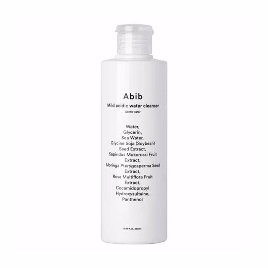 Abib, Mild Acidic Water Cleanser Gentle Water 250ml All About Skin Doha Skincare Qatar Beauty Cosmetics Available in Qatar Available in Qatar Store