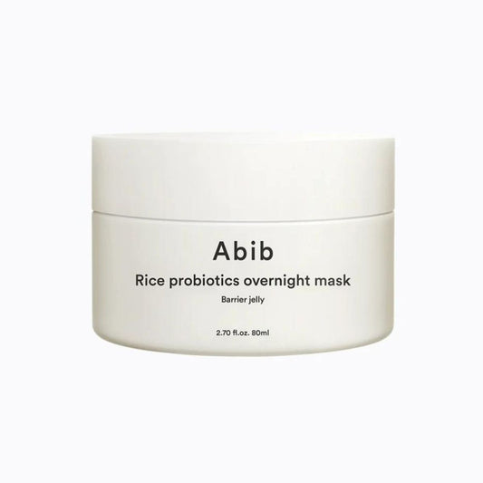 Abib, Rice Probiotics Overnight Mask Barrier Jelly 178g All About Skin Doha Skincare Qatar Beauty Cosmetics Available in Qatar Available in Qatar Store