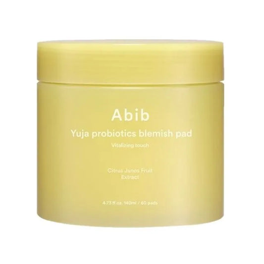 Abib, Yuja Probiotics Blemish Pad Vitalizing Touch (140ml / 60pcs) All About Skin Doha Skincare Qatar Beauty Cosmetics Available in Qatar Available in Qatar Store