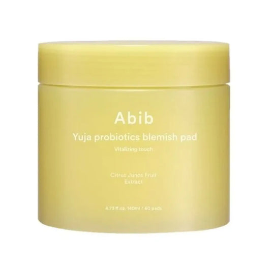 Abib, Yuja Probiotics Blemish Pad Vitalizing Touch (140ml/60pcs) Online in Qatar at All About Skin Doha