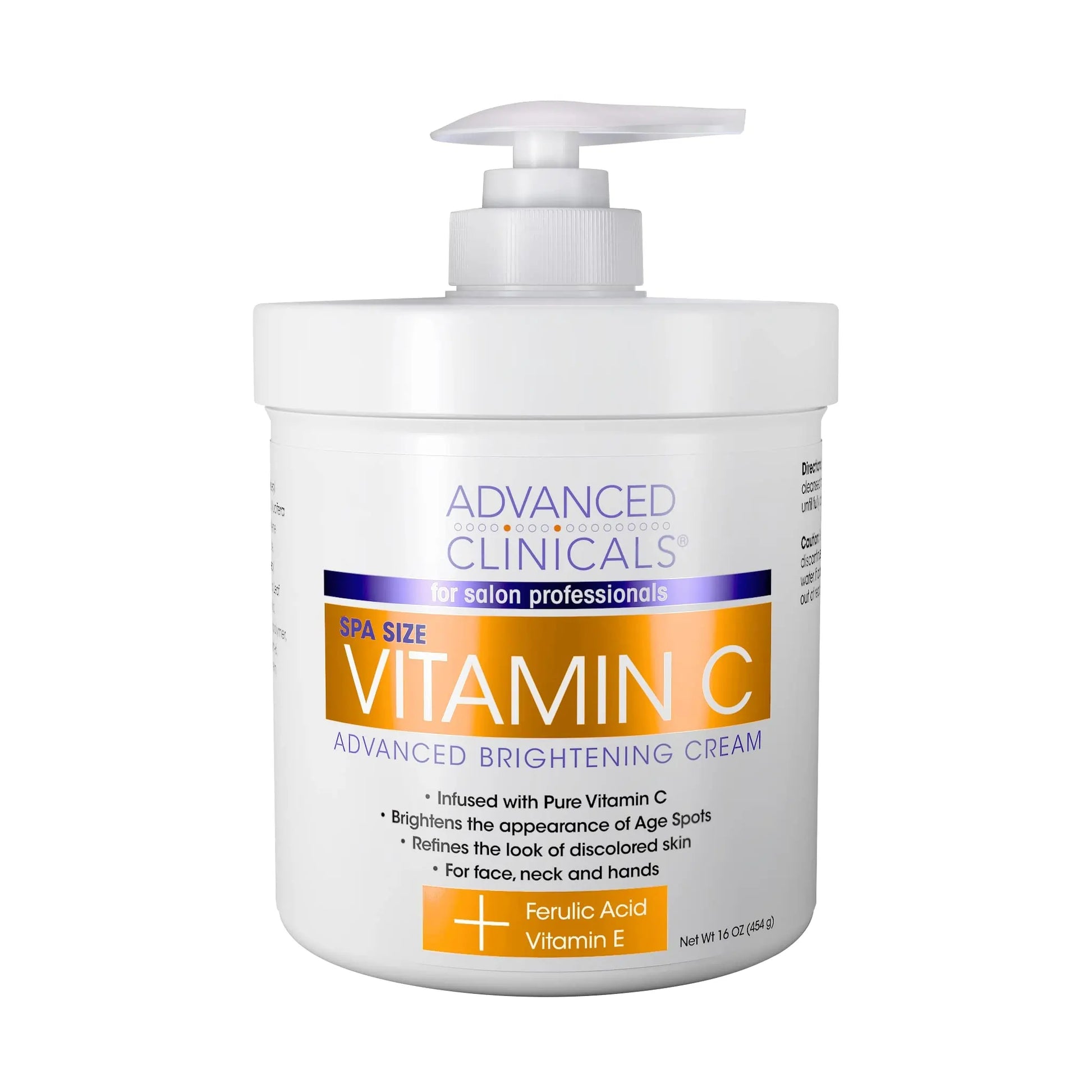 Advanced Clinicals, Vitamin C Advanced Brightening Cream (454g) Online in Qatar