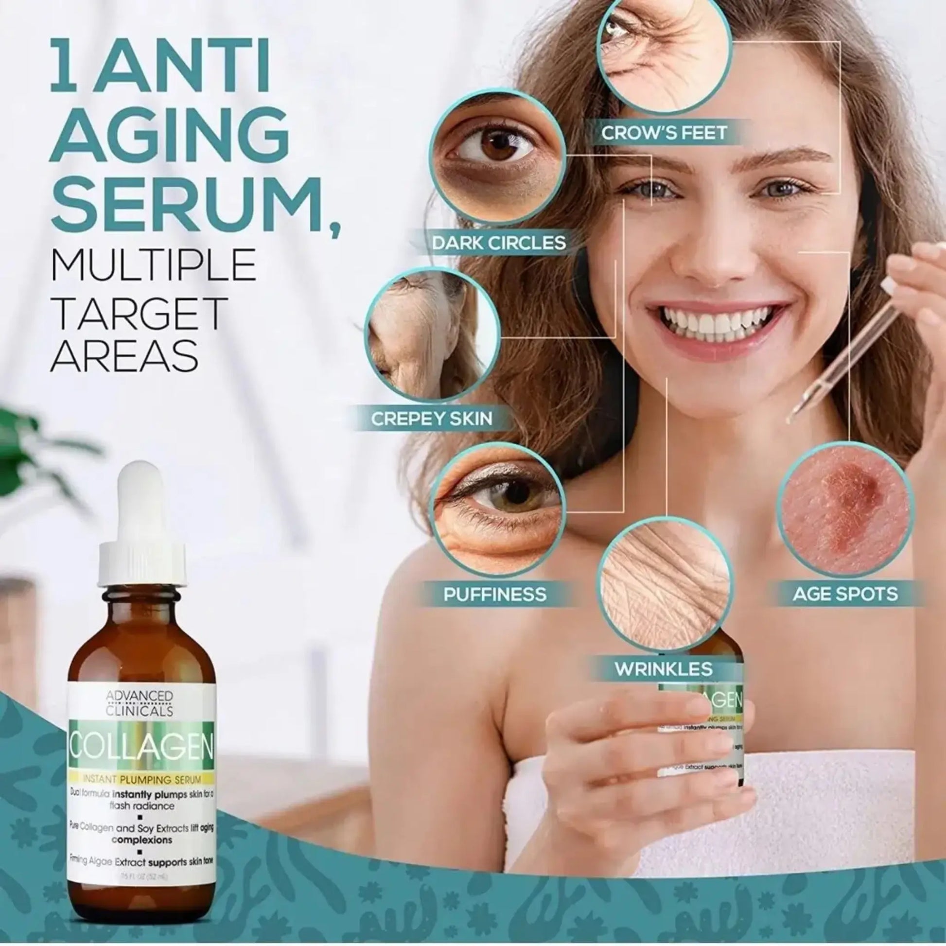 Advanced Clinicals, Collagen Serum Instant Plumping Price in Qatar