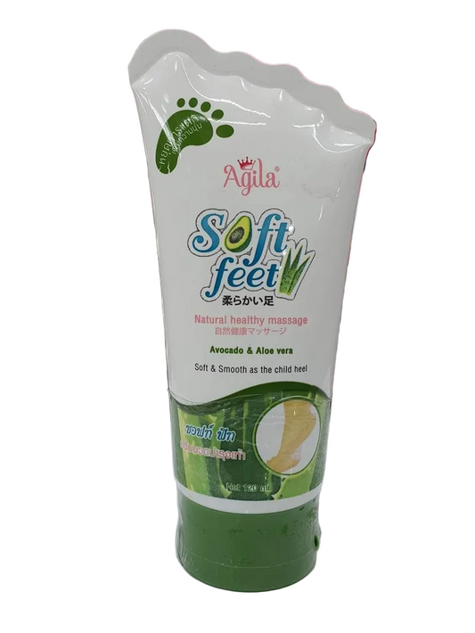 Agila, Soft Feet Avocado & Aloe Vera 120g, all about skin doha, skincare, qatar, beauty, cosmetics, trending, tiktok, snapchat, facebook, instagram, Perfume, reels, hightlights, followers, fyp
