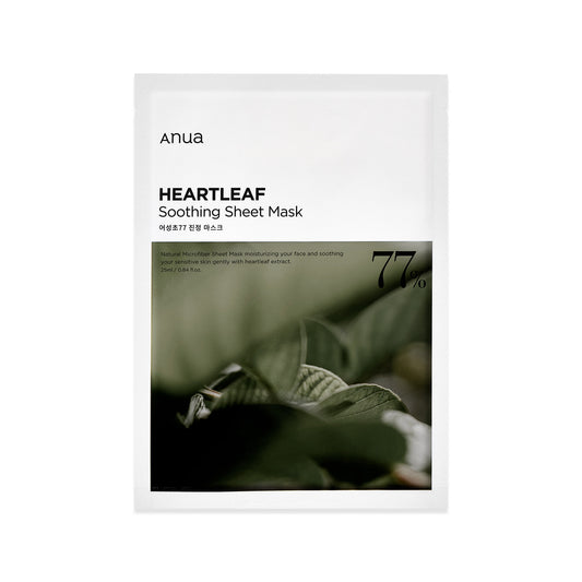 Anua, Heartleaf 77 Soothing Mask 1 sheet