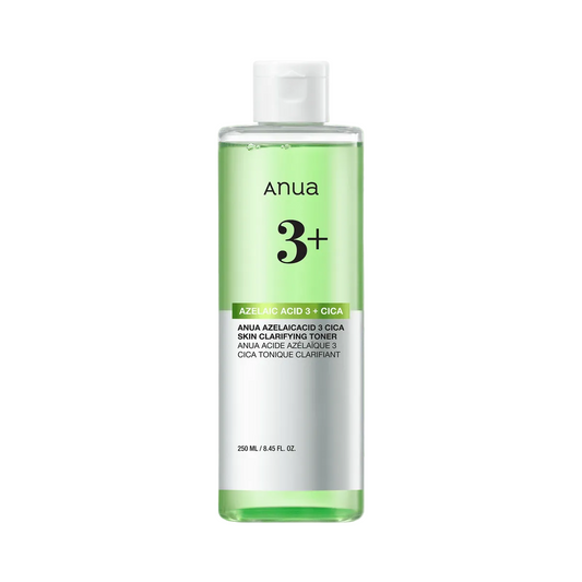 Anua, Azelaic Acid 3 + Cica Skin Clarifying Toner 250ml, all about skin doha, skincare, qatar, beauty, cosmetics, trending, tiktok, snapchat, facebook, instagram, Perfume, reels, hightlights, followers, fyp