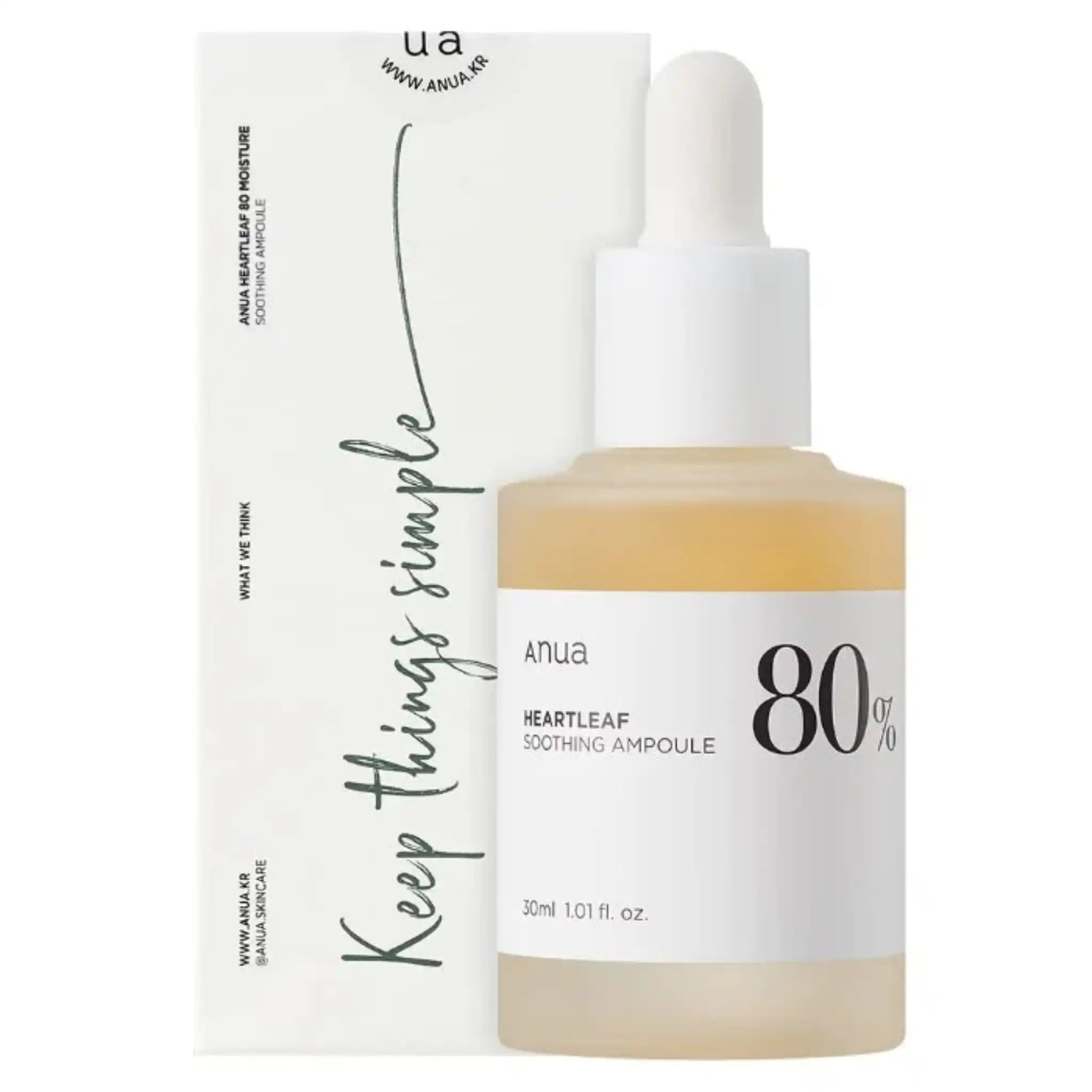 Buy Anua Heartleaf 80% Moisture Soothing Ampoule 30ml online at the best Price in Qatar 