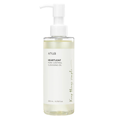 image of Anua, Heartleaf Pore Cleansing Oil 200ml All About Skin Doha Skincare Qatar Beauty Cosmetics Available in Qatar Available in Qatar Store