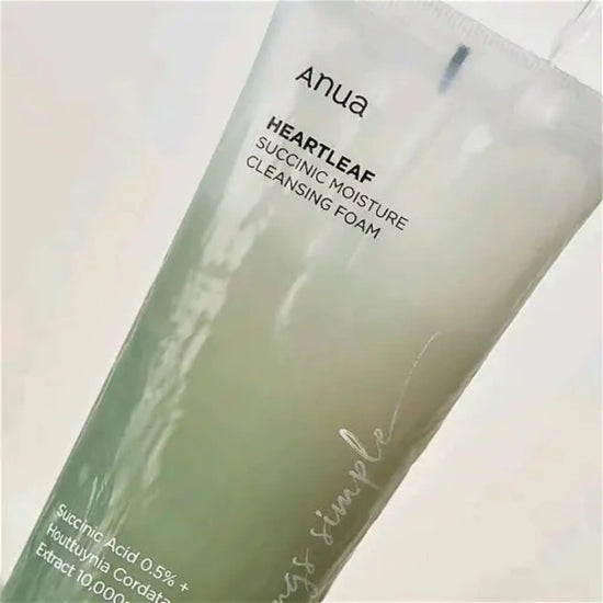 Shop Anua, Heartleaf Succinic Moisture Cleansing Foam 150ml online in Qatar