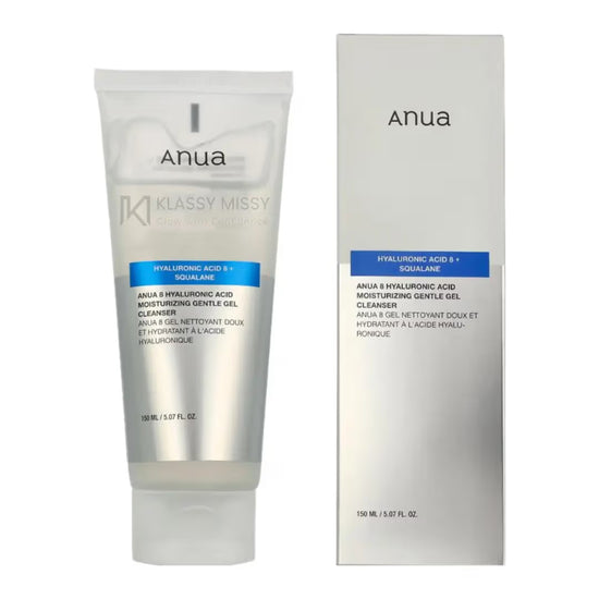 Anua, Hyaluronic Acid B+ Squalane Moisturizing Gentle Gel Cleanser 150 ml