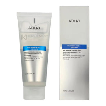 Anua, Hyaluronic Acid B+ Squalane Moisturizing Gentle Gel Cleanser 150 ml