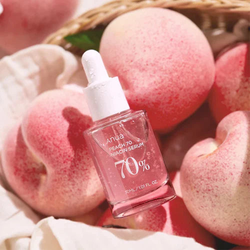 Anua,Peach 70 Niacin Serum 30ml All About Skin Doha Skincare Qatar Beauty Cosmetics Available in Qatar Available in Qatar Store