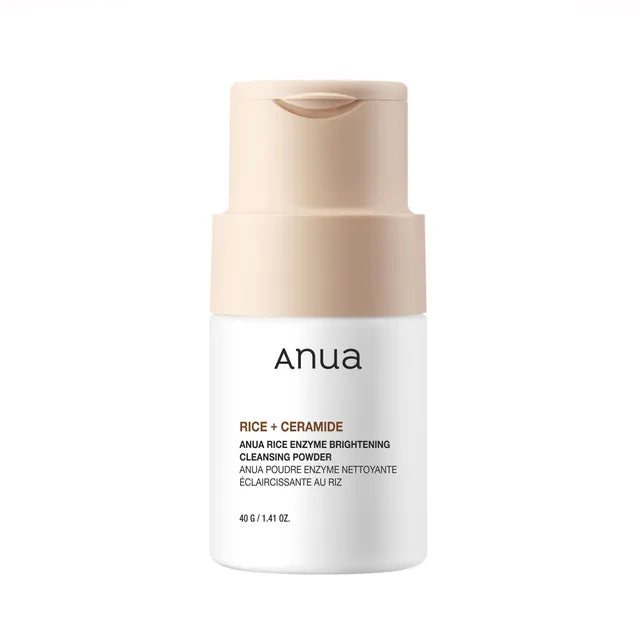Anua, Rice Enzyme Brightening Cleansing Powder 40g all about skin doha, skincare, qatar, beauty, cosmetics, trending, tiktok, snapchat, facebook, instagram