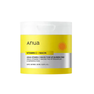 Anua, Vitamin C + Niacin Tone Up Blemish Pad 60 Pads, all about skin doha, skincare, qatar, beauty, cosmetics, trending, tiktok, snapchat, facebook, instagram, Perfume, reels, hightlights, followers, fyp