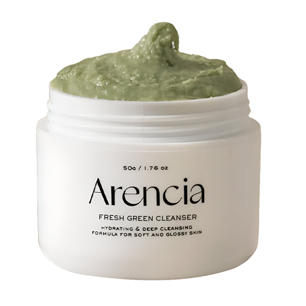 Arencia, Fresh Green Rice Mochi Cleanser 120g, all about skin doha, skincare, qatar, beauty, cosmetics, trending, tiktok, snapchat, facebook, instagram, Perfume, reels, hightlights, followers, fyp