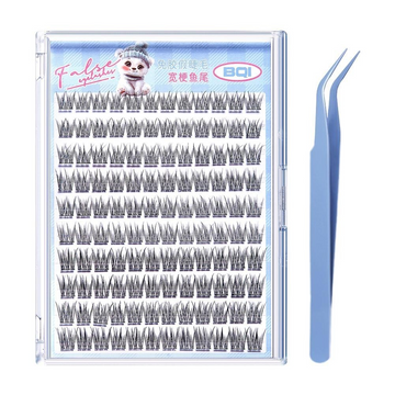 BQI100-120, Cluster False Eyelashes Self-Adhesive 10-12mm, all about skin doha, skincare, qatar, beauty, cosmetics, trending, tiktok, snapchat, facebook, instagram, Perfume, reels, hightlights, followers, fy