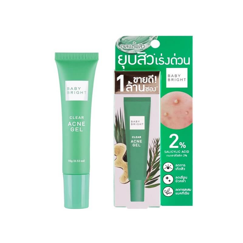 Baby Bright, 2% Salicylic Acid Clear Acne Gel 15g, all about skin doha, skincare, qatar, beauty, cosmetics, trending, tiktok, snapchat, facebook, instagram, Perfume, reels, hightlights, followers, fyp