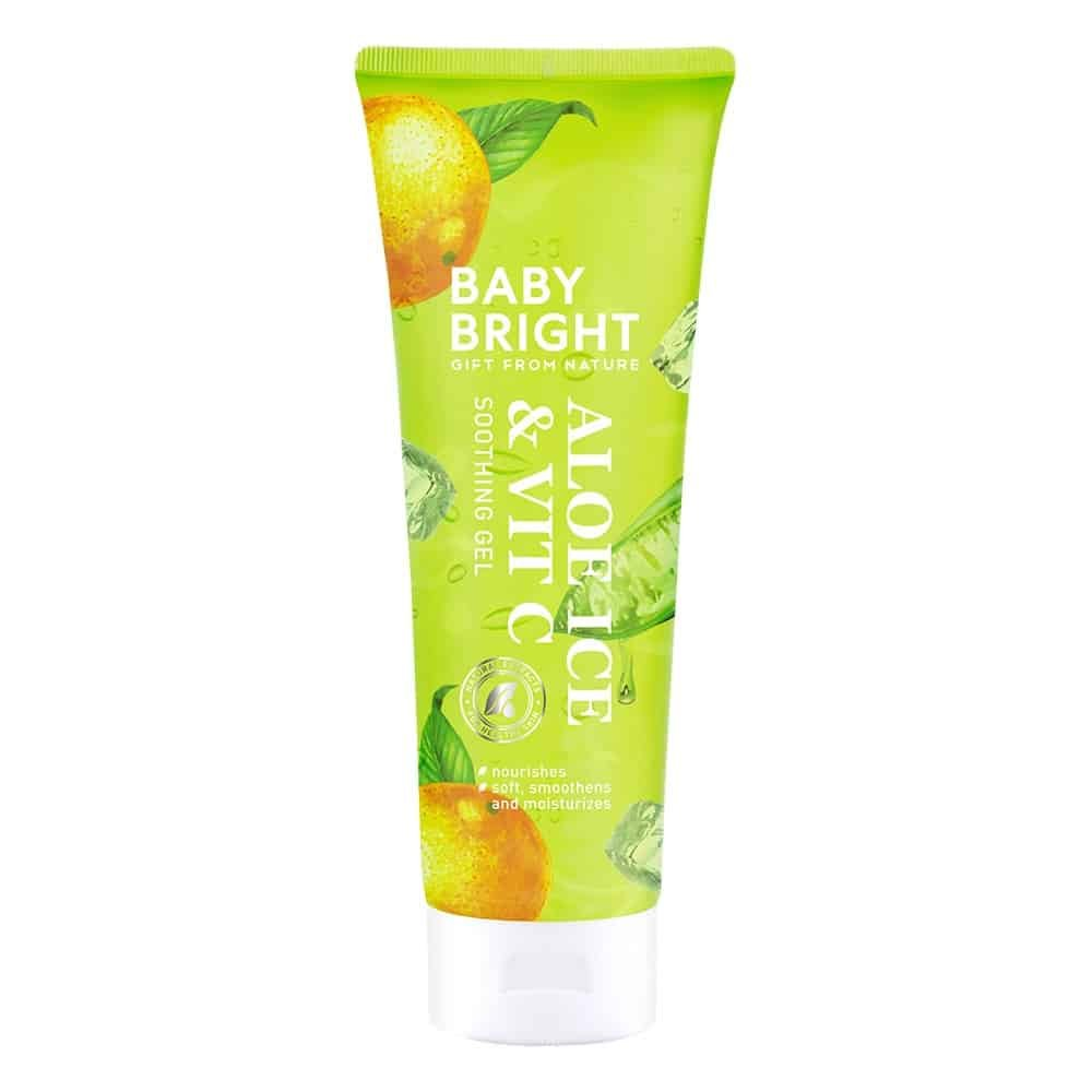 Baby Bright, Aloe Ice & Vit. C Soothing Gel 250ml, all about skin doha, skincare, qatar, beauty, cosmetics, trending, tiktok, snapchat, facebook, instagram, Perfume, reels, hightlights, followers, fyp