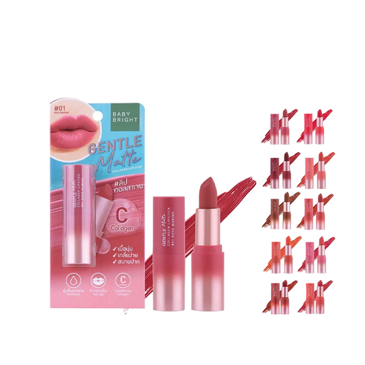 Baby Bright, Gentle Matte Collagen Lipstick 3.7g, all about skin doha, skincare, qatar, beauty, cosmetics, trending, tiktok, snapchat, facebook, instagram, Perfume, reels, hightlights, followers, fyp