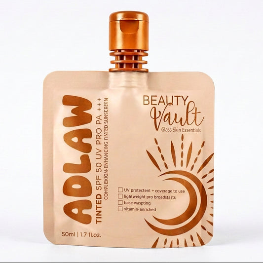 Beauty Vault, Glass Skin Essentials ADLAW Defense SPF 50 UV PRO PA+++ 50ML