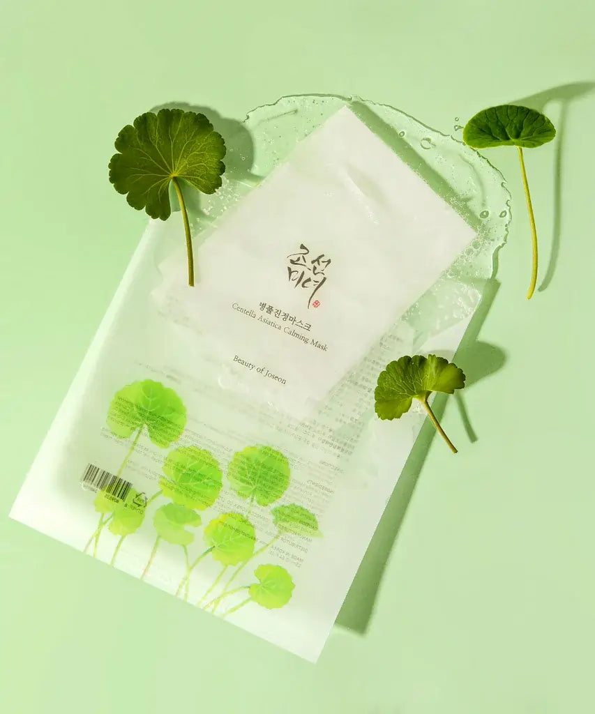 image of Beauty of Joseon, Centella Asiatica Calming Mask 1each All About Skin Doha Skincare Qatar Beauty Cosmetics Available in Qatar Available in Qatar Store all about skin doha qatar skincare cosmetics beauty