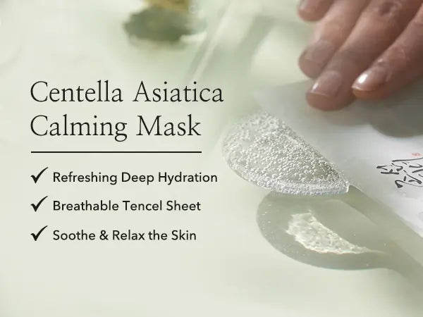 image of Beauty of Joseon, Centella Asiatica Calming Mask 1each All About Skin Doha Skincare Qatar Beauty Cosmetics Available in Qatar Available in Qatar Store all about skin doha qatar skincare cosmetics beauty