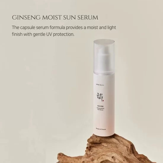 Beauty of Joseon, Ginseng Moist Sun Serum 50ml All About Skin Doha Skincare Qatar Beauty Cosmetics Available in Qatar Available in Qatar Store all about skin doha qatar skincare cosmetics beauty