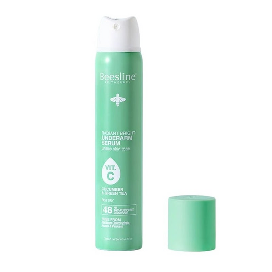 Beesline, Underarm Spray Cucumber & Greentea 150Ml, all about skin doha, skincare, qatar, beauty, cosmetics, trending, tiktok, snapchat, facebook, instagram, Perfume, reels, hightlights, followers