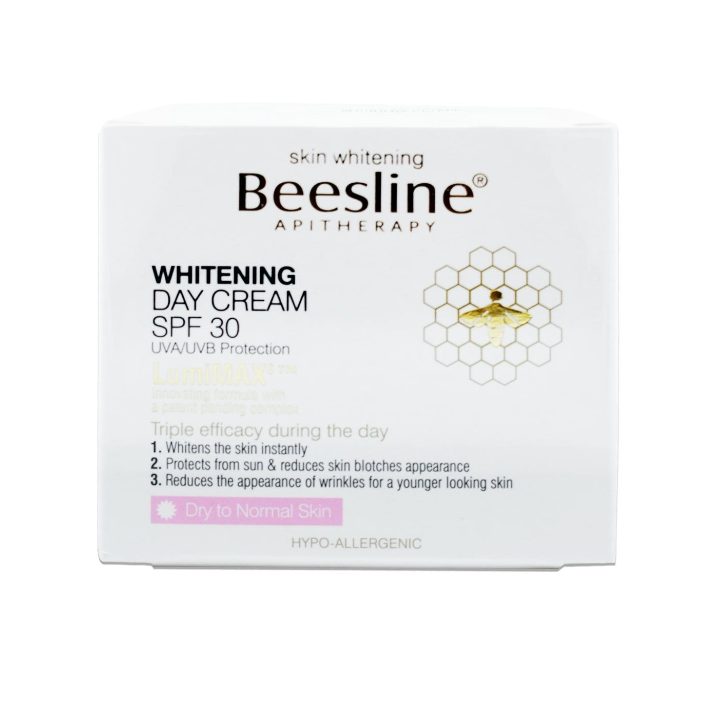 Beesline, Whitening Daycream SPF30 50ml, all about skin doha, skincare, qatar, beauty, cosmetics, trending, tiktok, snapchat, facebook, instagram, Perfume, reels, hightlights, followers