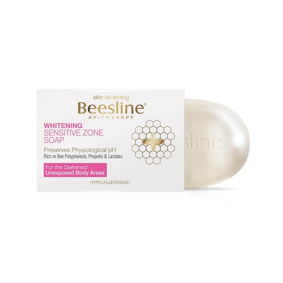 Beesline, Whitening Sensitive Soap 110gm, all about skin doha, skincare, qatar, beauty, cosmetics, trending, tiktok, snapchat, facebook, instagram, Perfume, reels, hightlights, followers
