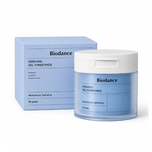 Biodance, Cera-Nol Gel Toner Pads 60 Pads