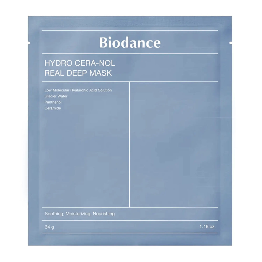 Buy Biodance, Hydro Cera-Nol Real Deep Mask 34g Online in Qatar