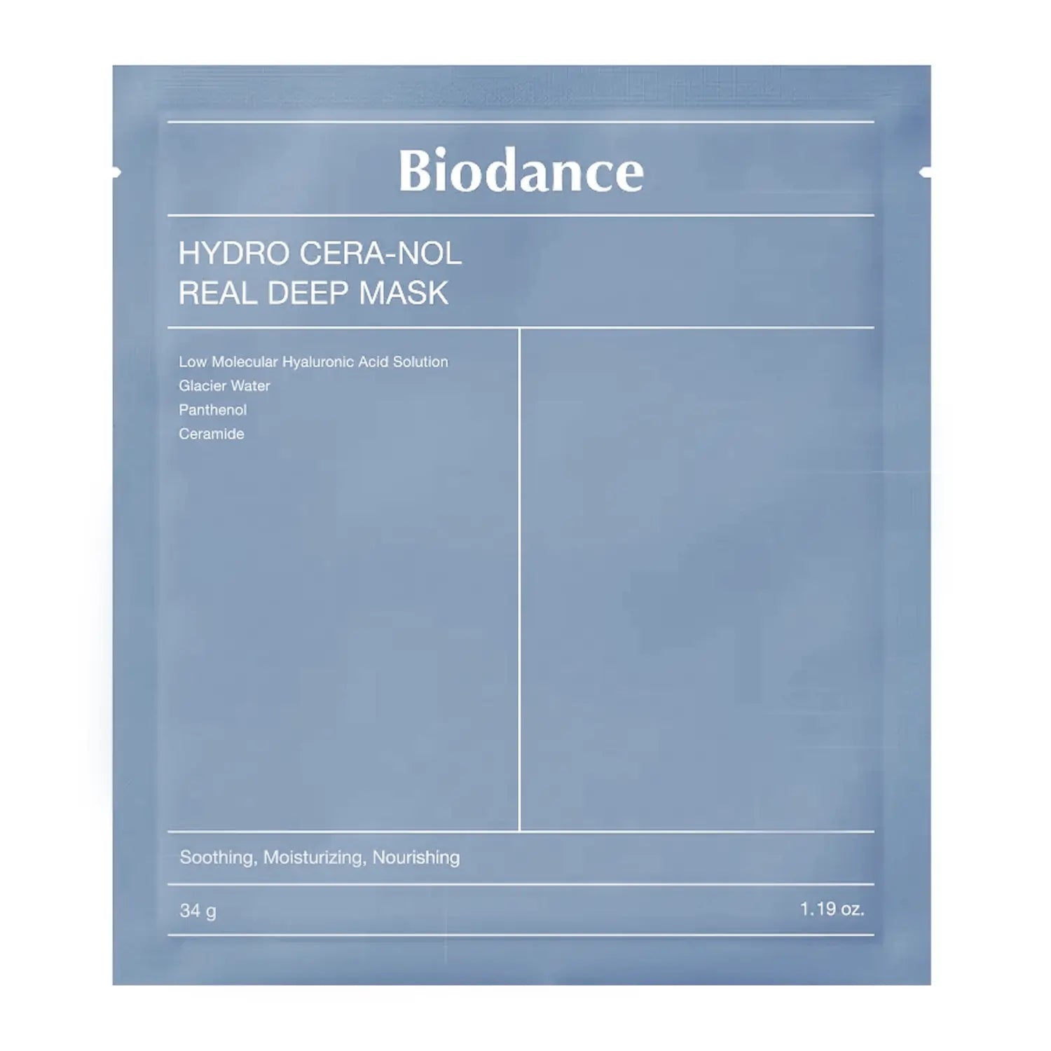 Buy Biodance, Hydro Cera-Nol Real Deep Mask 34g Online in Qatar