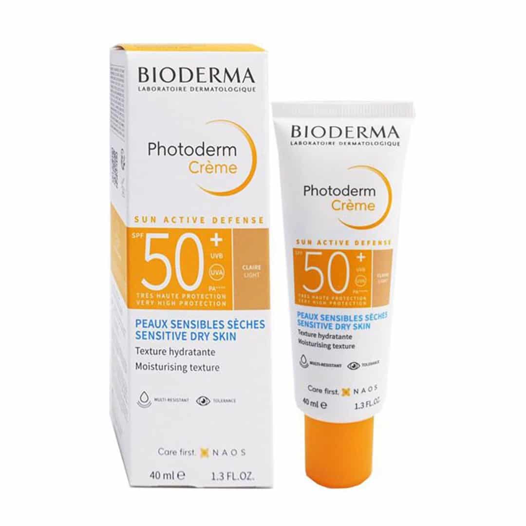 Buy Bioderma Photoderm Crème Sun Active Defense SPF50+ UVA/UVB 40ml Online in Qatar