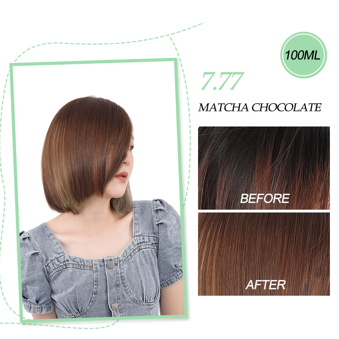Bremod, Premium Series Cocoa Butter Hair Color Matcha Chocolate 7.77, all about skin doha, skincare, qatar, beauty, cosmetics, trending, tiktok, snapchat, facebook, instagram, Perfume, reels, hightlights, followers