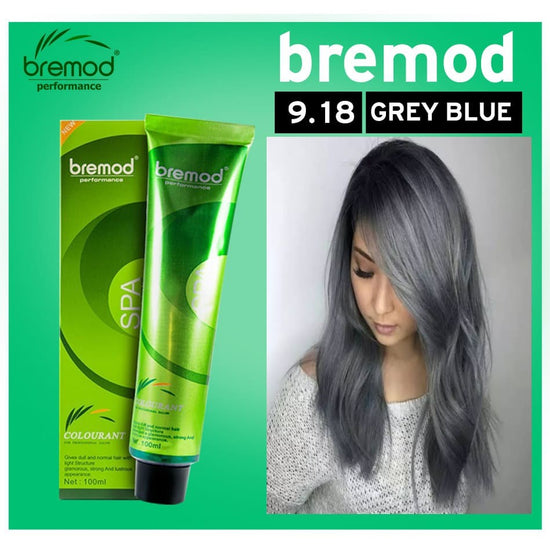 Bremod, SPA Hair Color Grey Blue 9.18, all about skin doha, skincare, qatar, beauty, cosmetics, trending, tiktok, snapchat, facebook, instagram, Perfume, reels, hightlights, followers