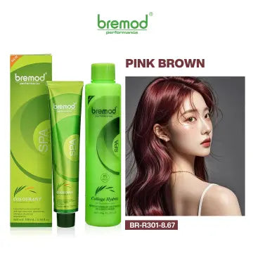 Bremod, SPA Hair Color Pink Brown 8.67, all about skin doha, skincare, qatar, beauty, cosmetics, trending, tiktok, snapchat, facebook, instagram, Perfume, reels, hightlights, followers