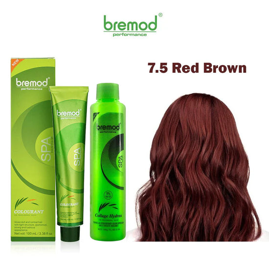 Bremod, SPA Hair Color Red Brown 7.5, all about skin doha, skincare, qatar, beauty, cosmetics, trending, tiktok, snapchat, facebook, instagram, Perfume, reels, hightlights, followers