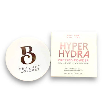 Brilliant Colours, Hyper Hydra Pressed Powder Infused with Hyaluronic Acid SPF50 7g, all about skin doha, skincare, qatar, beauty, cosmetics, trending, tiktok, snapchat, facebook, instagram, Perfume