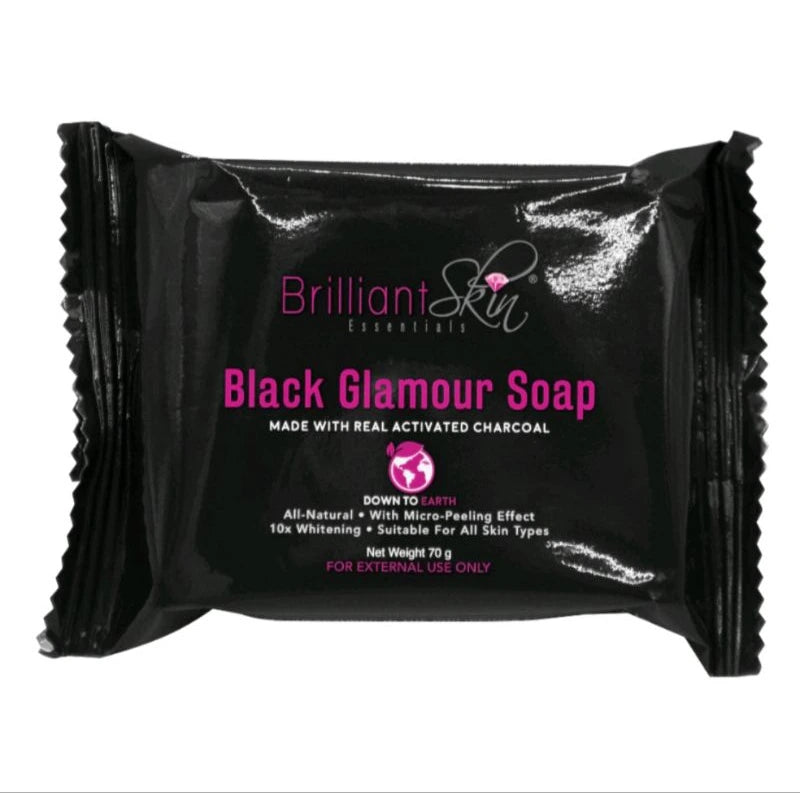 Buy Brilliant Skin Essentials, Black Glamour Soap 70g Online in Qatar