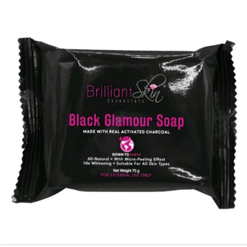 Buy Brilliant Skin Essentials, Black Glamour Soap 70g Online in Qatar
