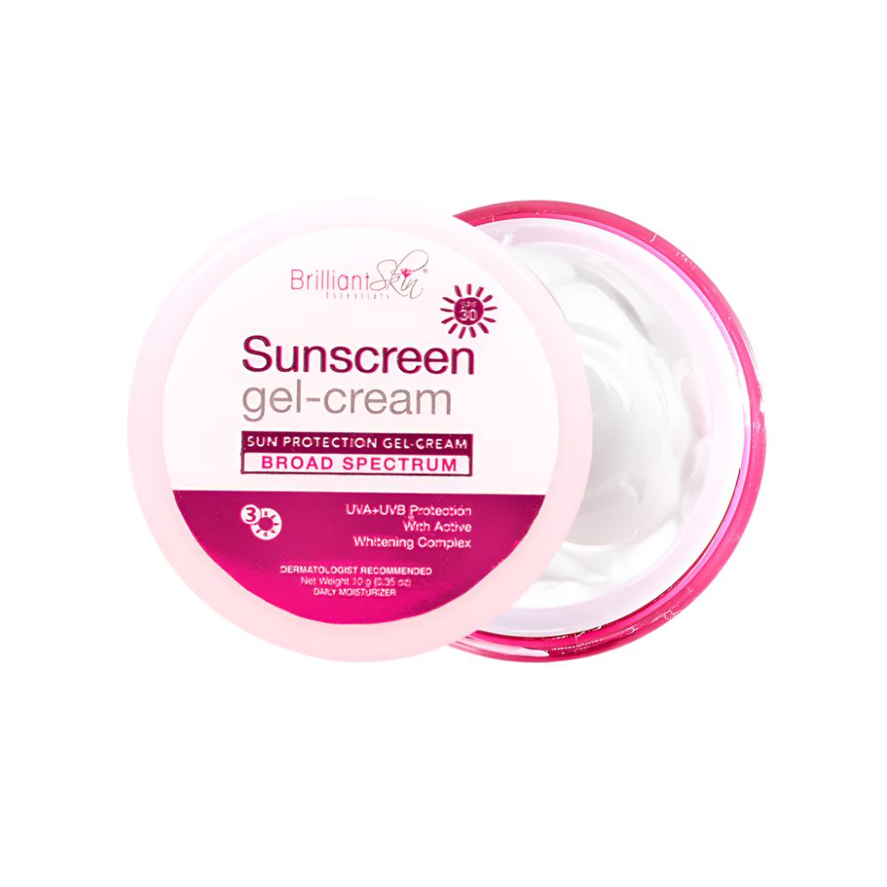 Buy Brilliant Skin Essentials, Sunscreen Gel Cream Broad Spectrum SPF30 10g Online in Qatar