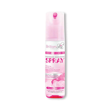Buy Brilliant Skin Essentials, Ultimate White Underarm Deodorant Spray 60ml online in Qatar